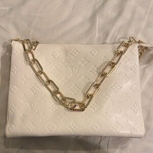 Louis Vuitton Monogram Lexington Pochette/Clutch Cream SP3210+LV Adjustable